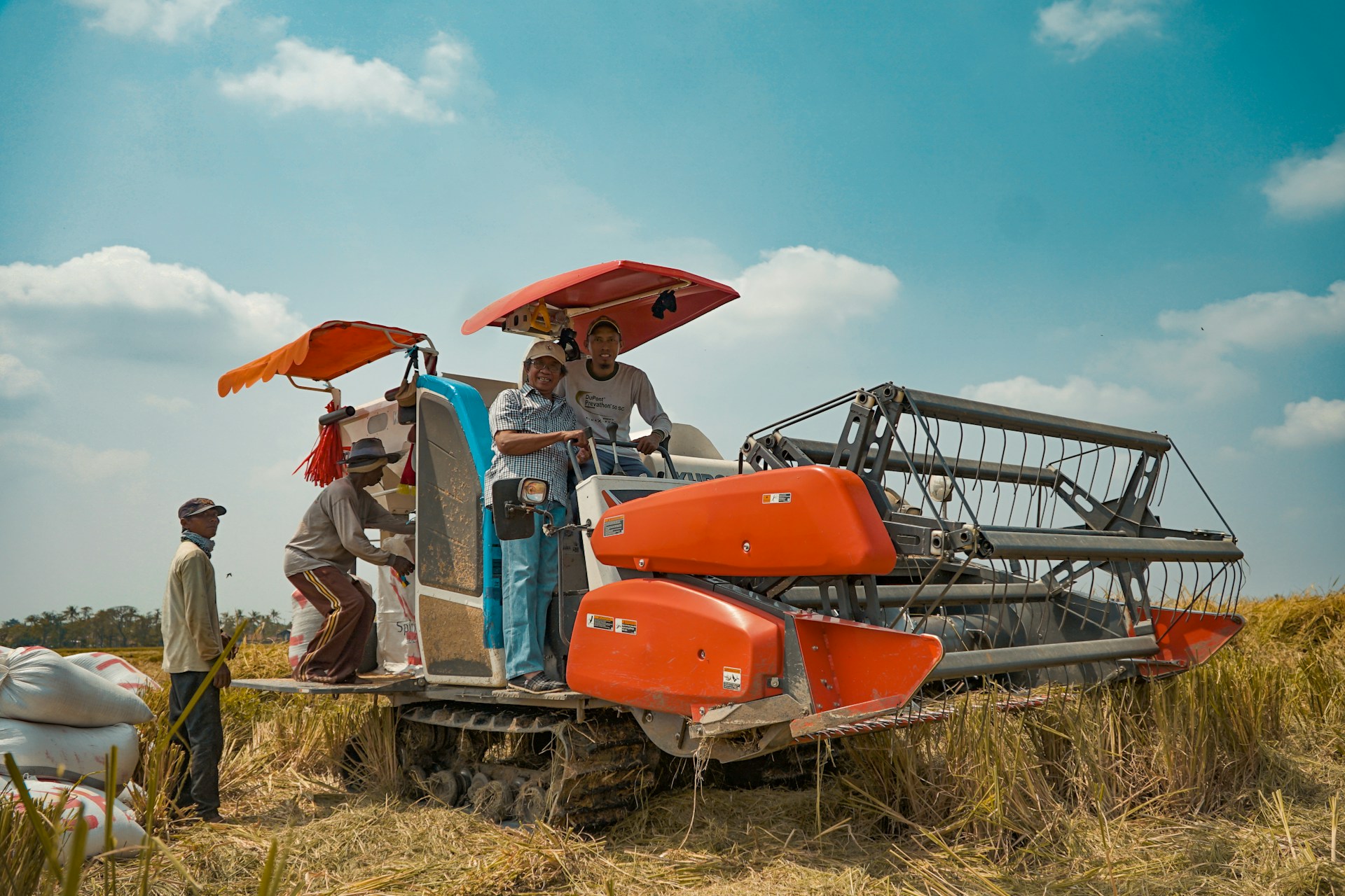 Zoomlion tractors and agricultural machinery, Cambodia